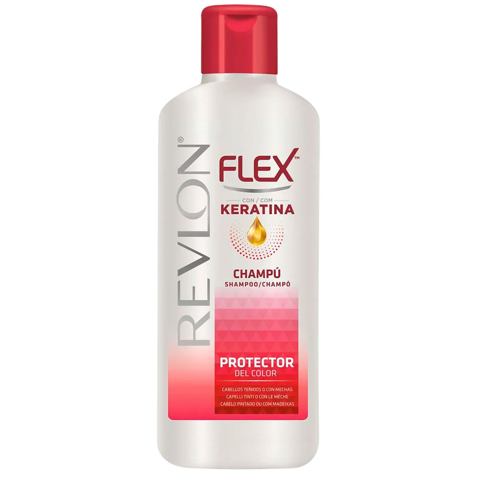 Shampoo Revlon Flex Keratina Proteção Da Cor 650ml