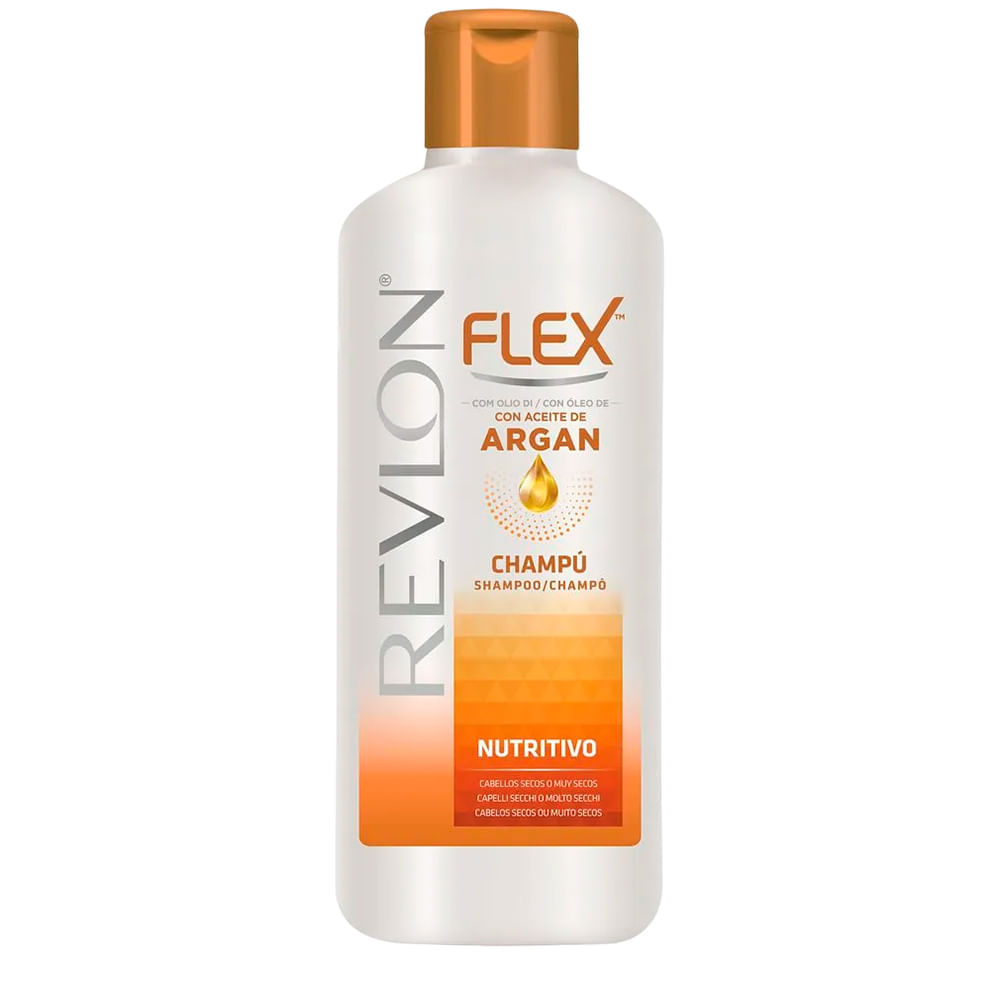 Shampoo Revlon Flex Óleo de Argan Nutritivo 650ml