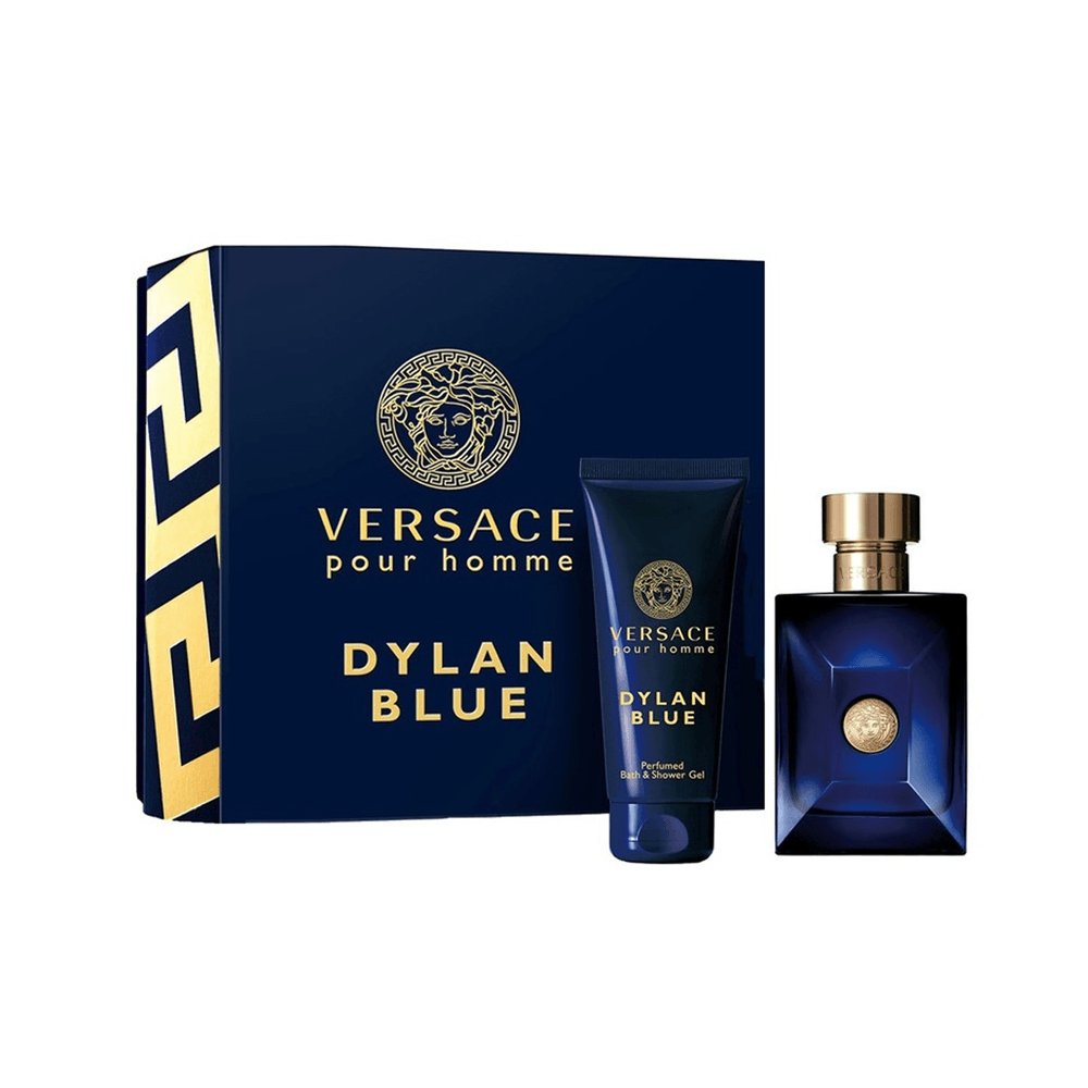 Perfume Masculino Versace Dylan Blue Eau de Toillete 100ml + Gel de Banho 100ml