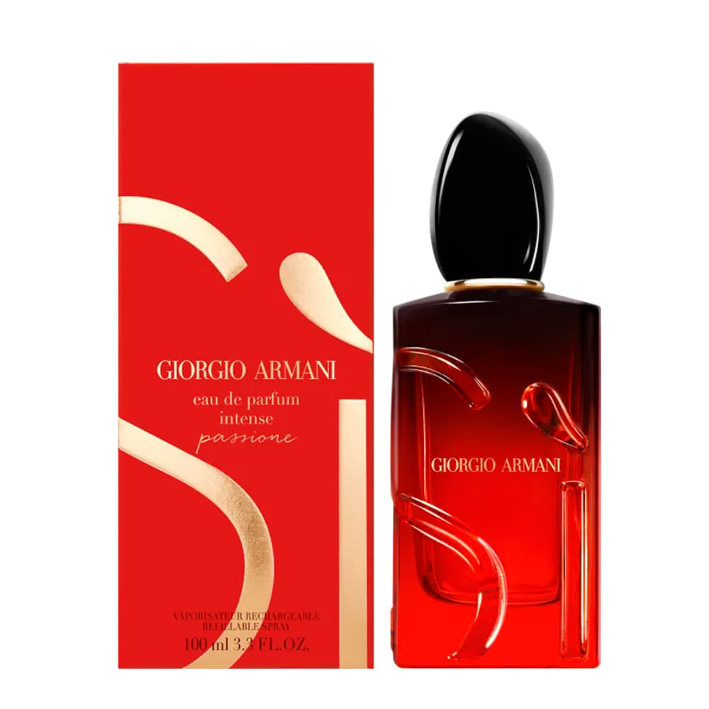 Perfume Feminino Giorgio Armani Sí Passione Eau de Parfum Intense Refilável 100ml