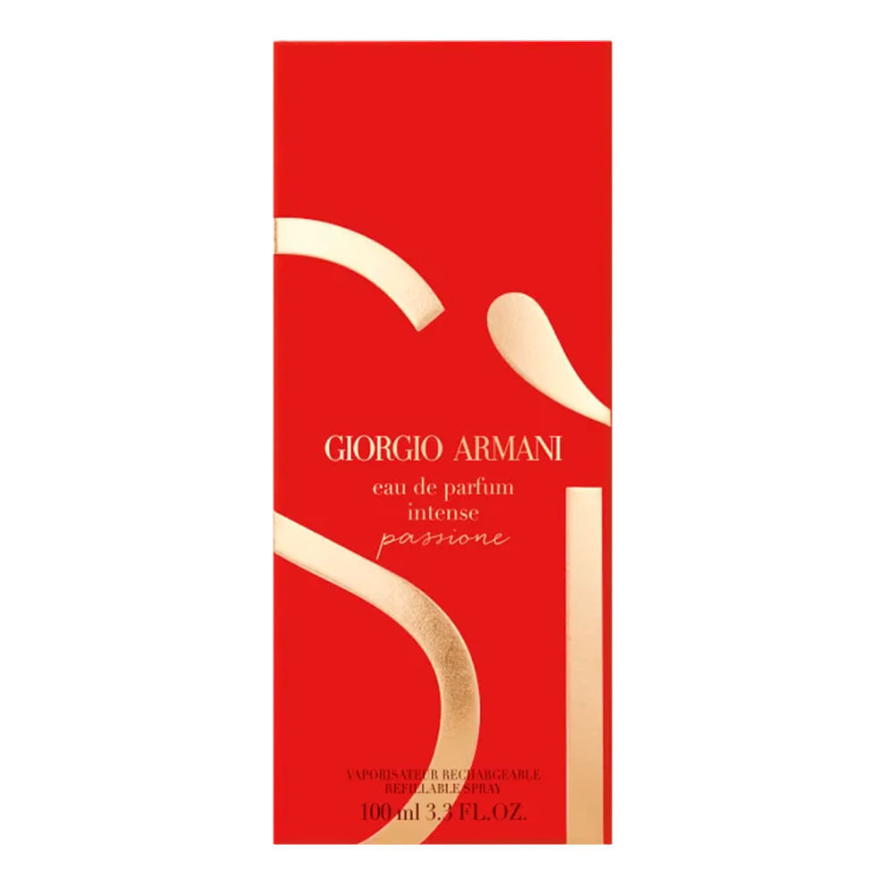 Perfume Feminino Giorgio Armani Sí Passione Eau de Parfum Intense Refilável 100ml