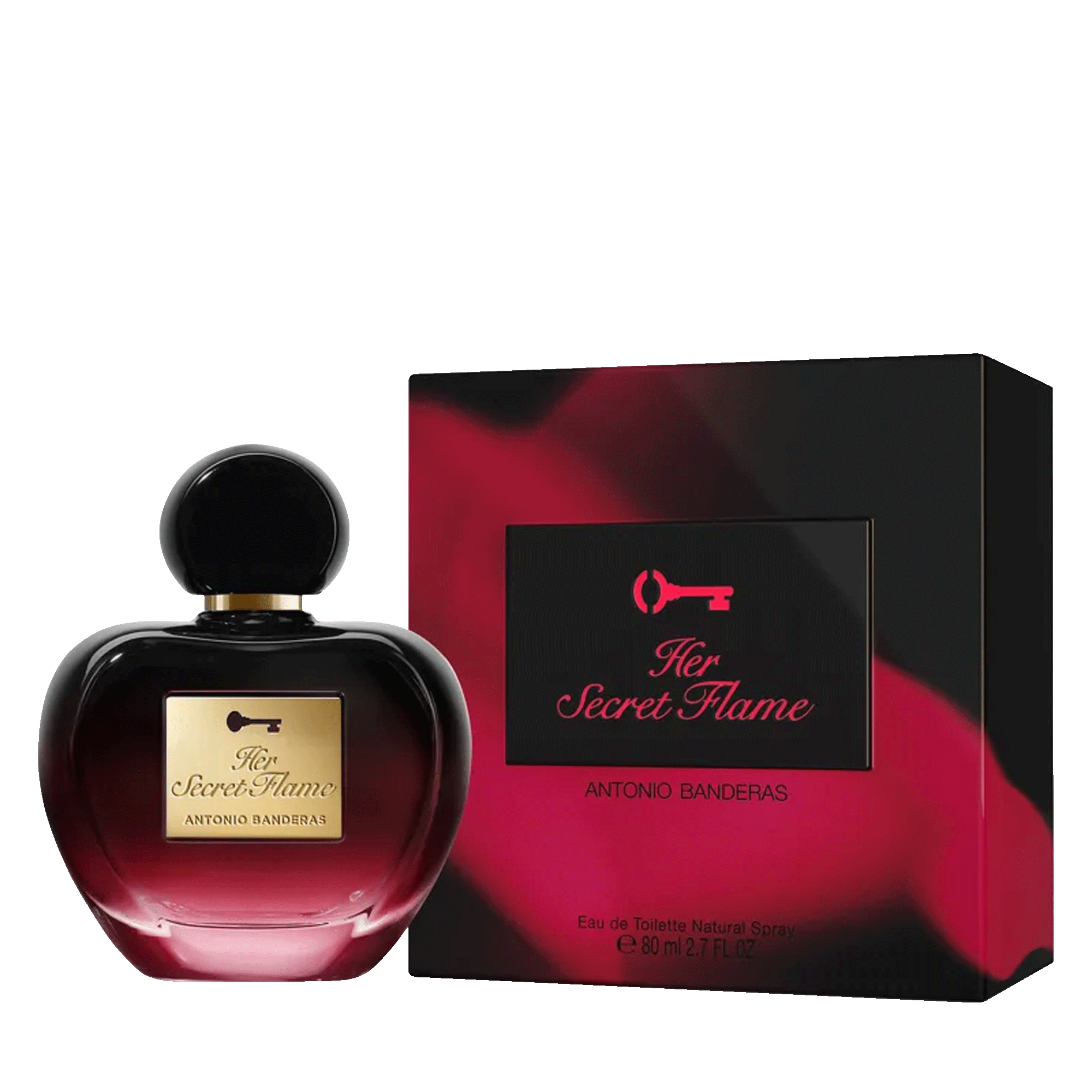 Perfume Feminino Her Secret Flame Eau de Toilette Banderas 80ml
