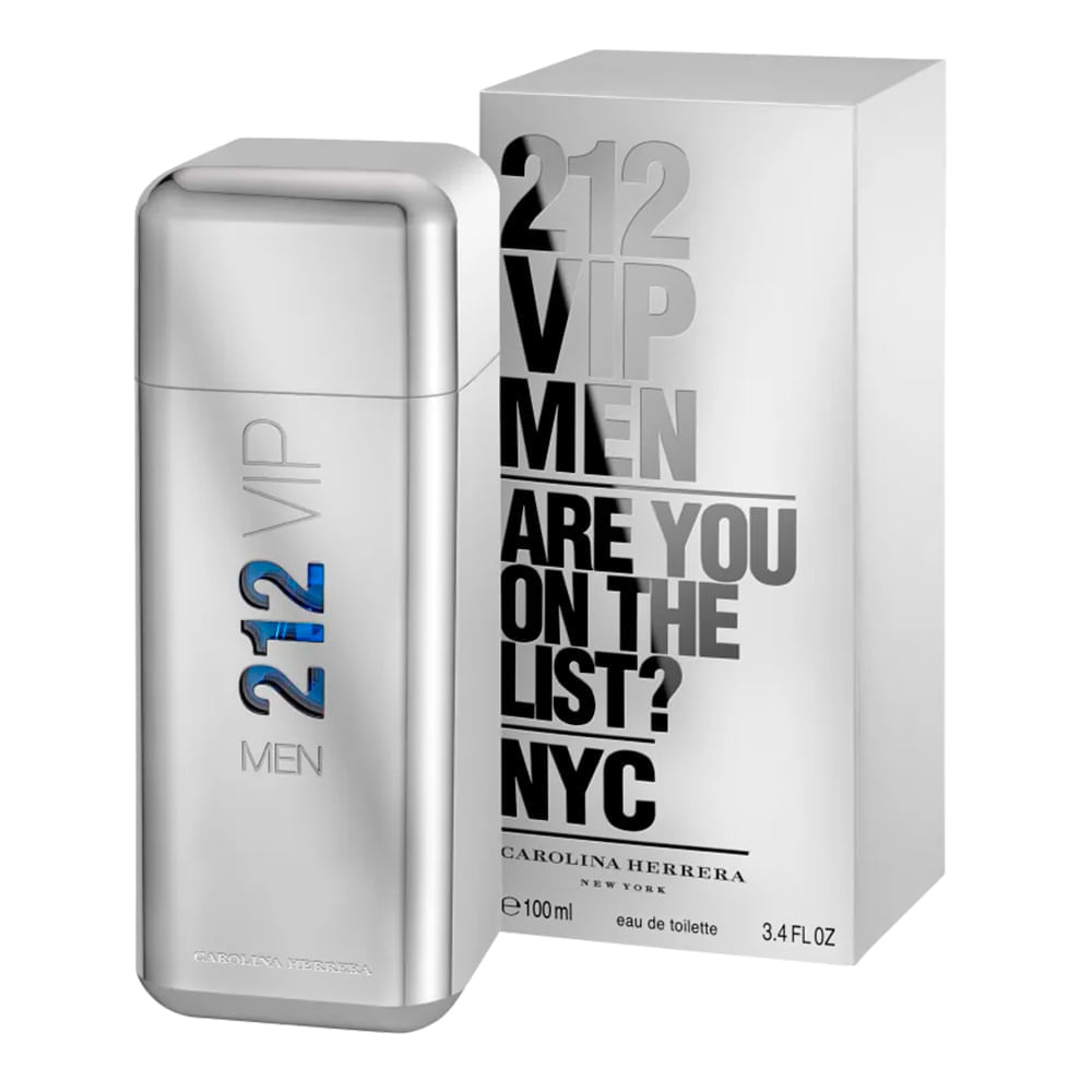 Perfume Masculino Carolina Herrera 212 VIP Men Eau de Toilette 100ml