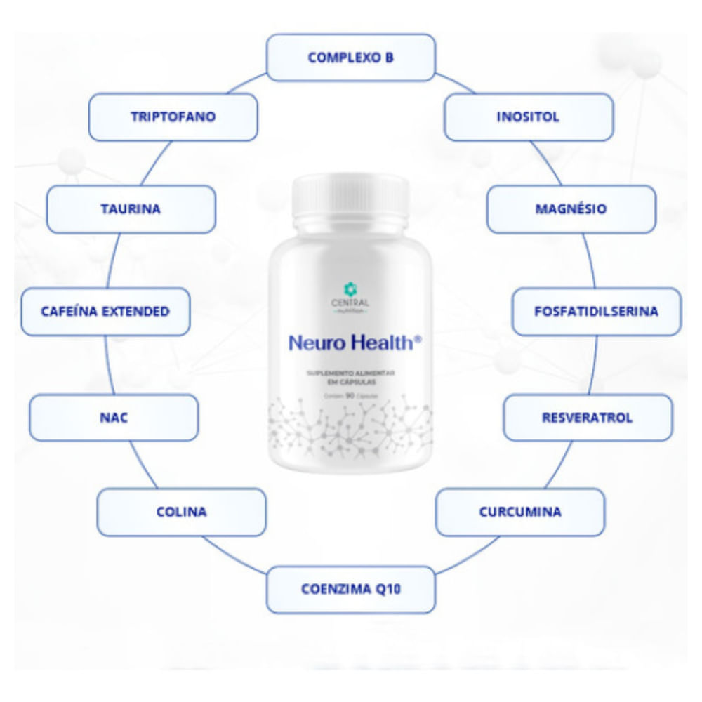 Neuro Health 90 cápsulas Central Nutrition
