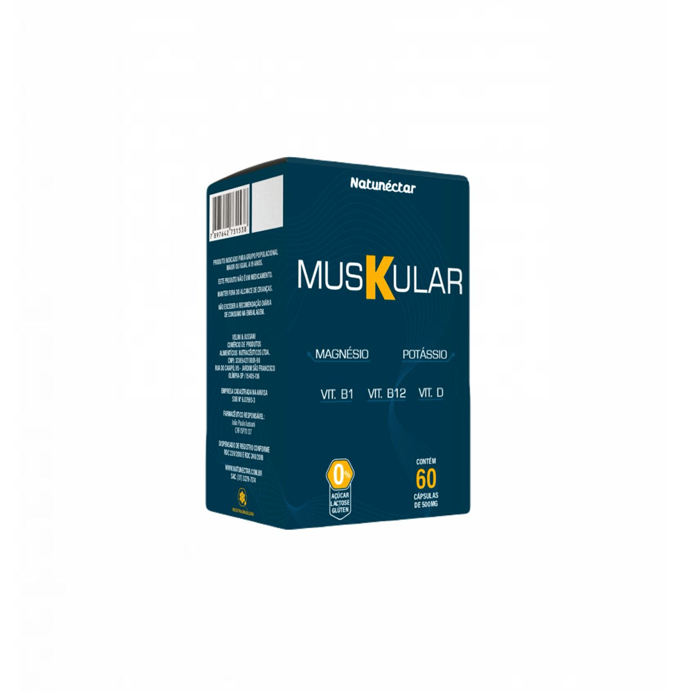 Muskular Potássio Magnésio Vit D B1 E B12