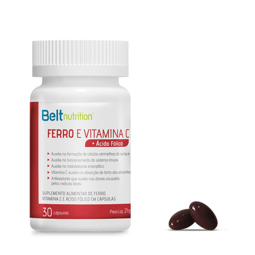 Multivitamínico Belt Ferro Com Vitamina C Ácido Fólico