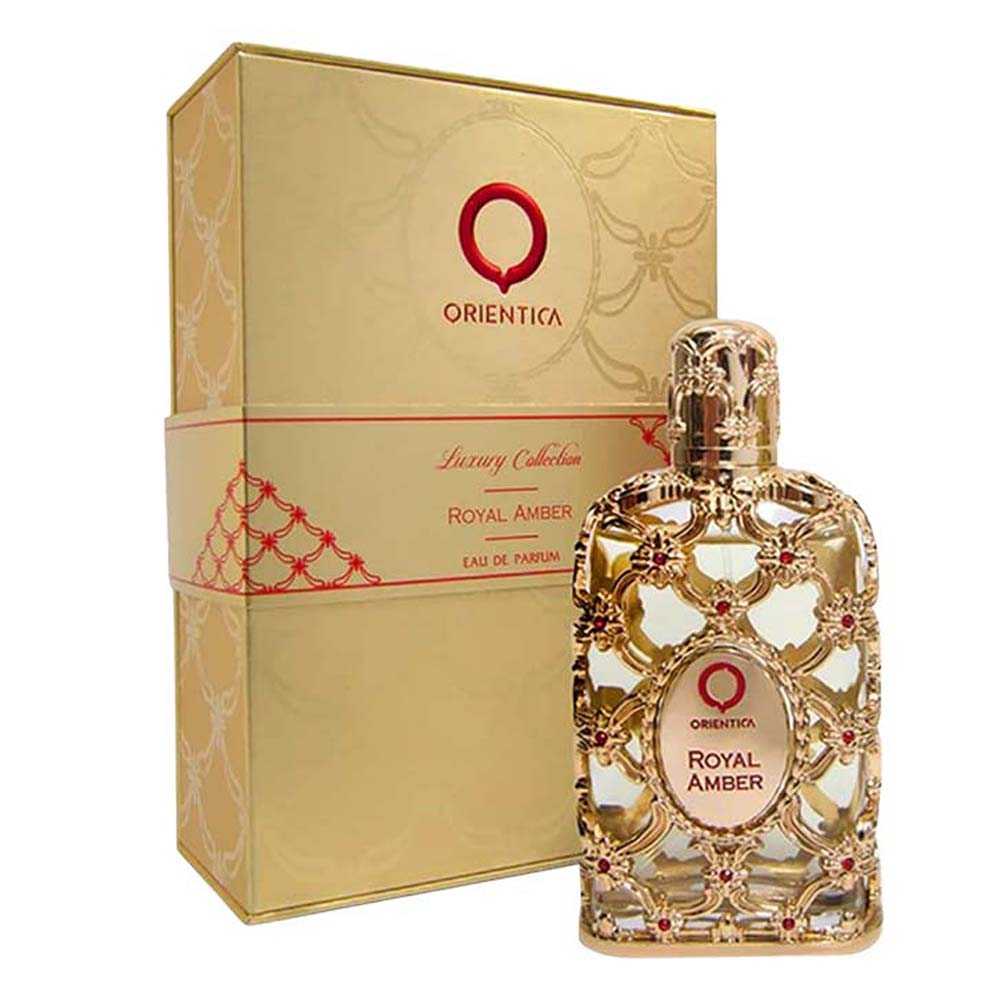 Perfume Árabe Feminino Luxury Collection Royal Amber Orientica Eau de Parfum 80ml