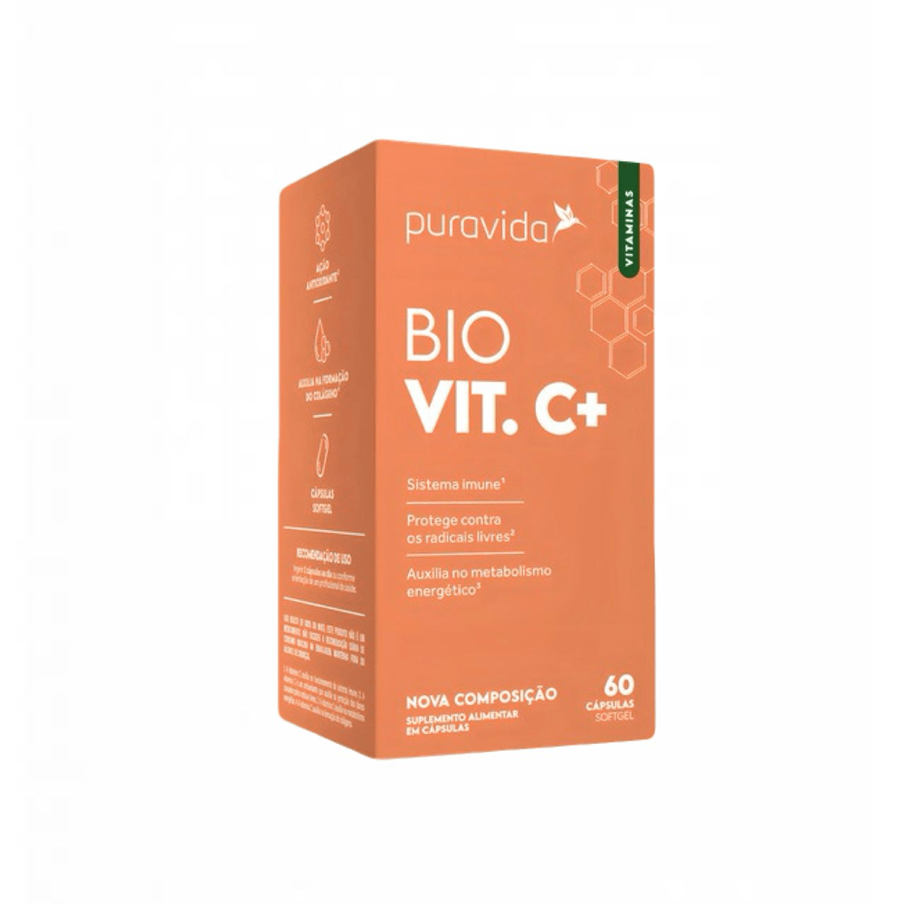 Bio Vit C Puravida 60 Cápsulas Vitamina C Vitamina C