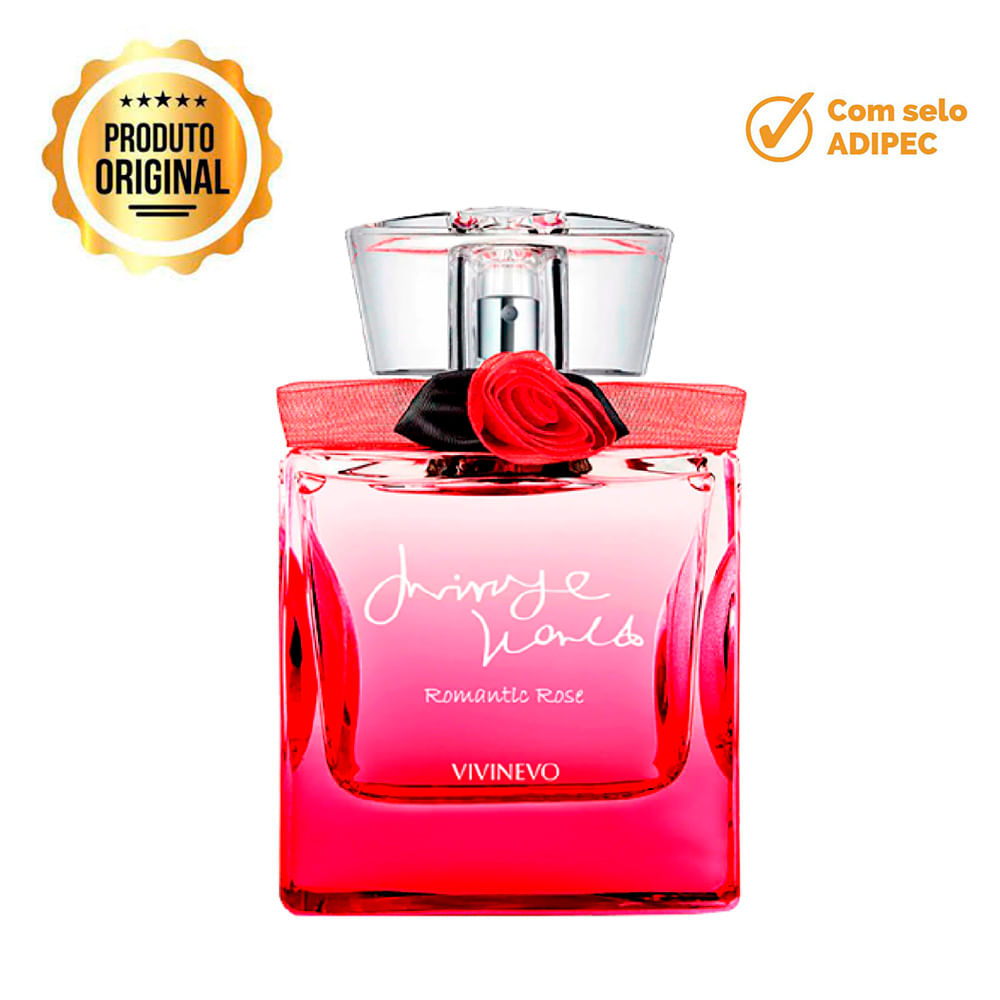 Perfume Mirage World Romantic Rose Vivinevo EDP Feminino 100ml