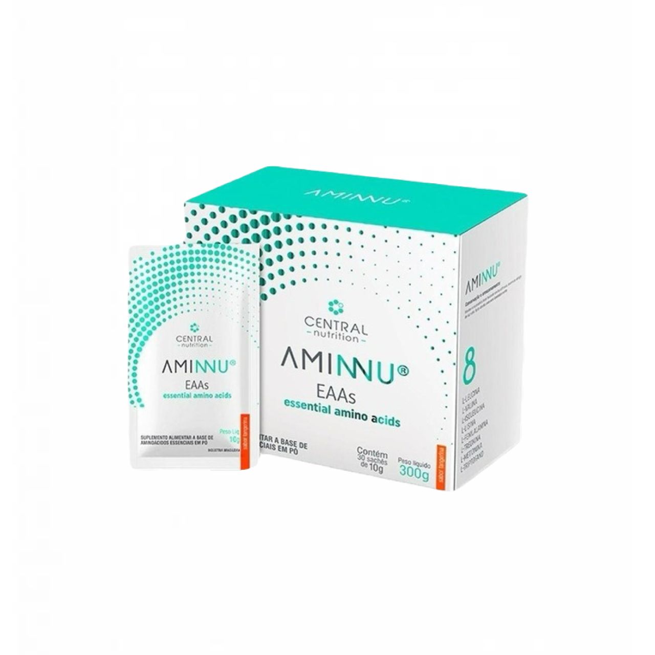 Aminnu Eaas 10g- 30 Sachês- Central Nutrition- Tangerina tangerina