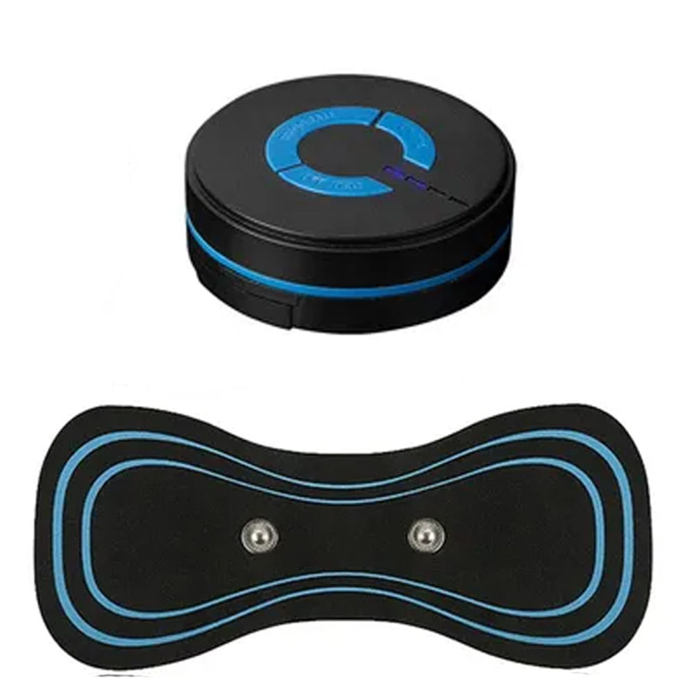 Massageador Portátil Recarregável Alivia Dor Preto
