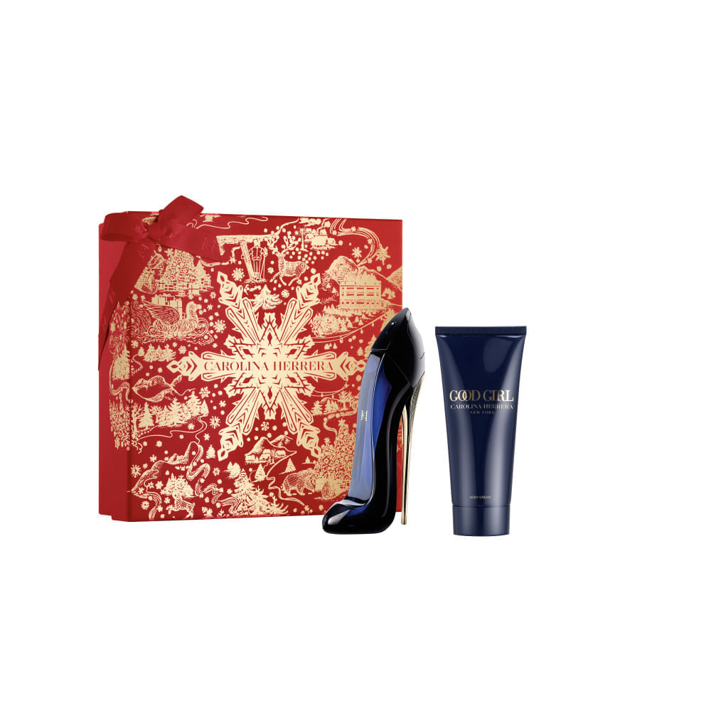 Good Girl Carolina Herrera Coffret Perfume Feminino EDP + Creme Corporal Kit