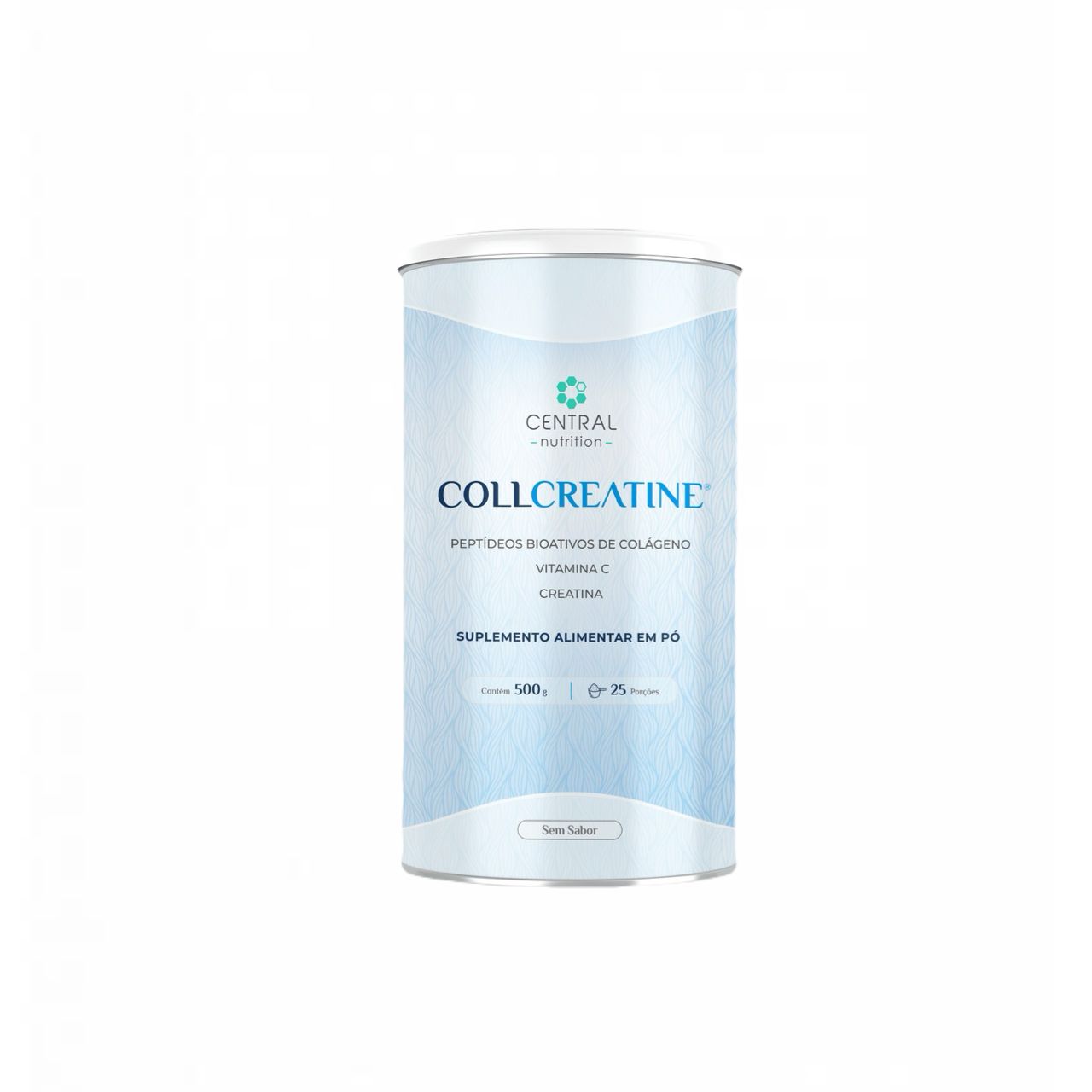 3x Collcreatine - 500g - Central Nutrition - Sem Sabor Sem Sabor