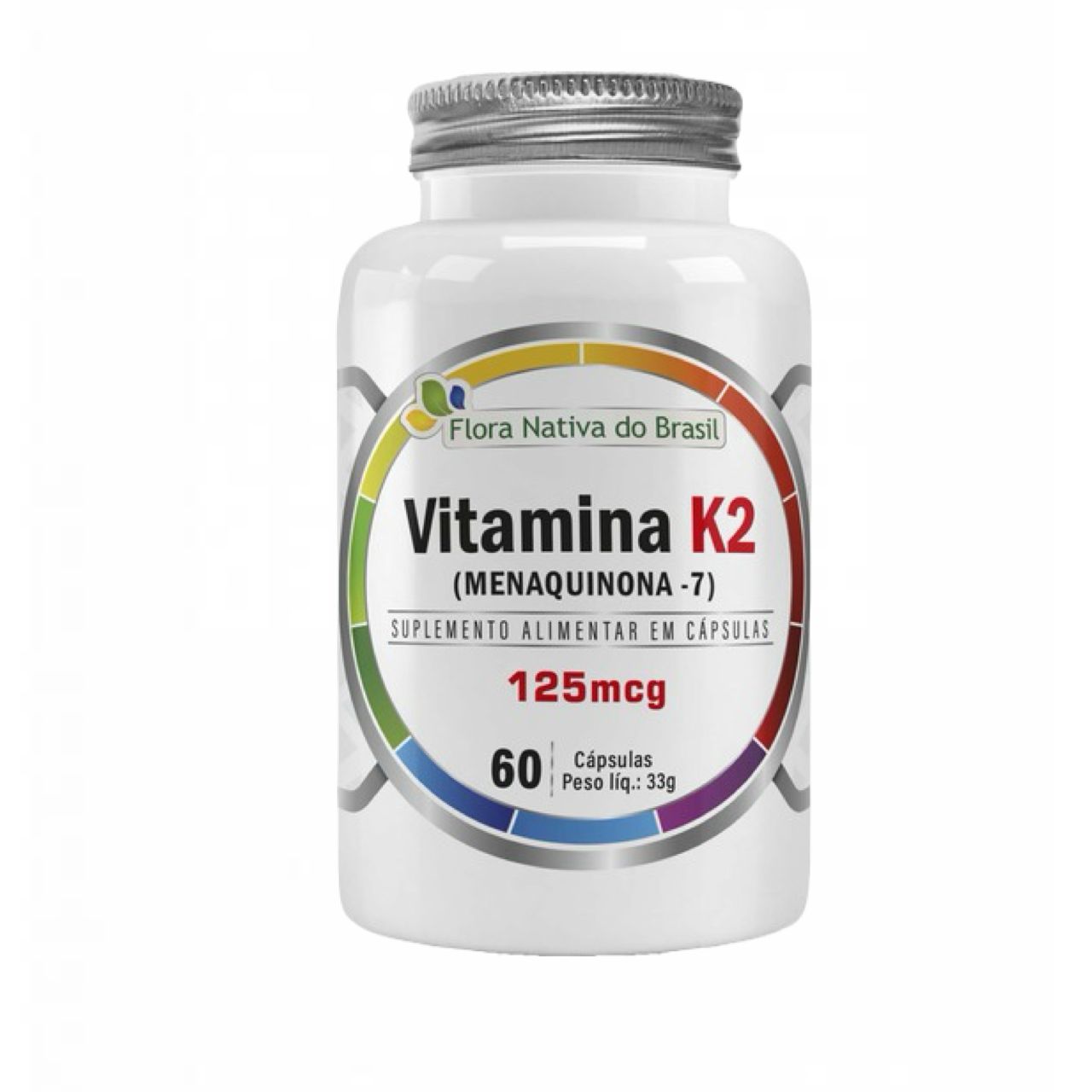 3x Vitamina K2 - 60 Cápsulas - Flora Nativa