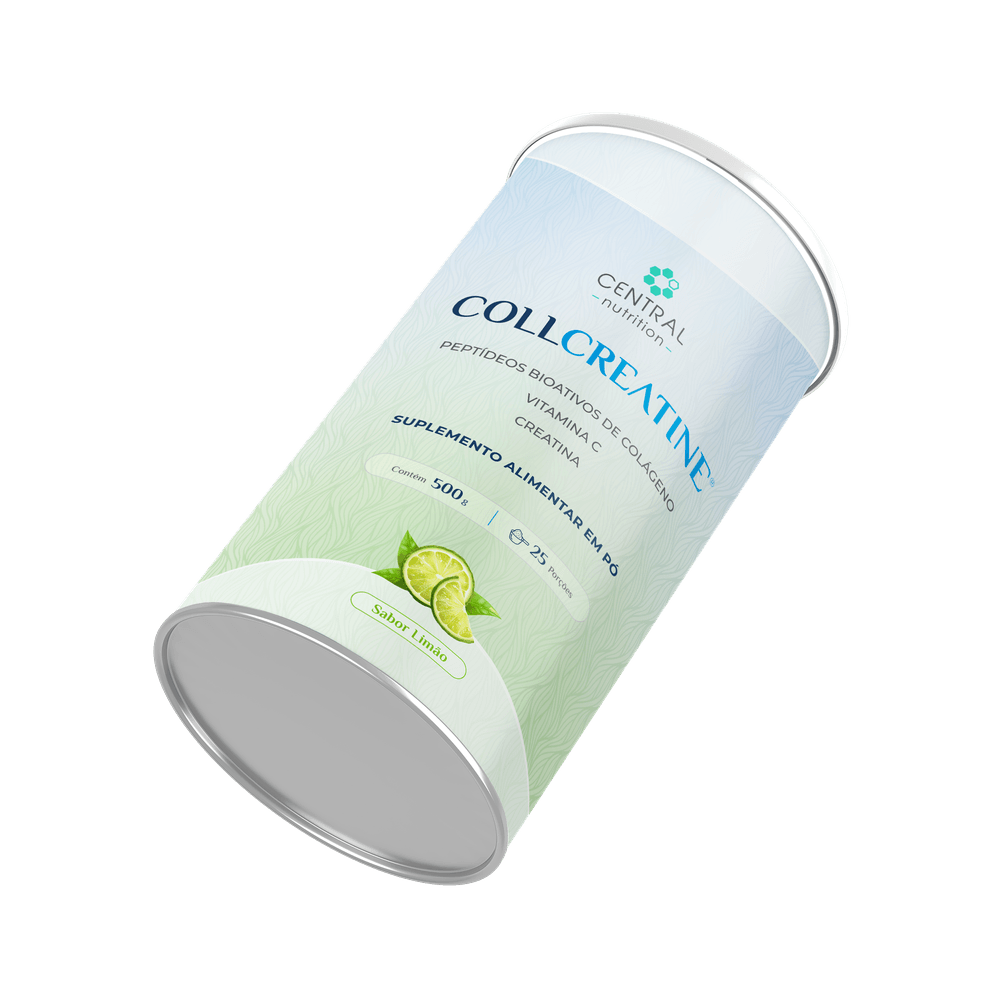 3x Collcreatine - 500g - Central Nutrition - Sabor Limão Limão