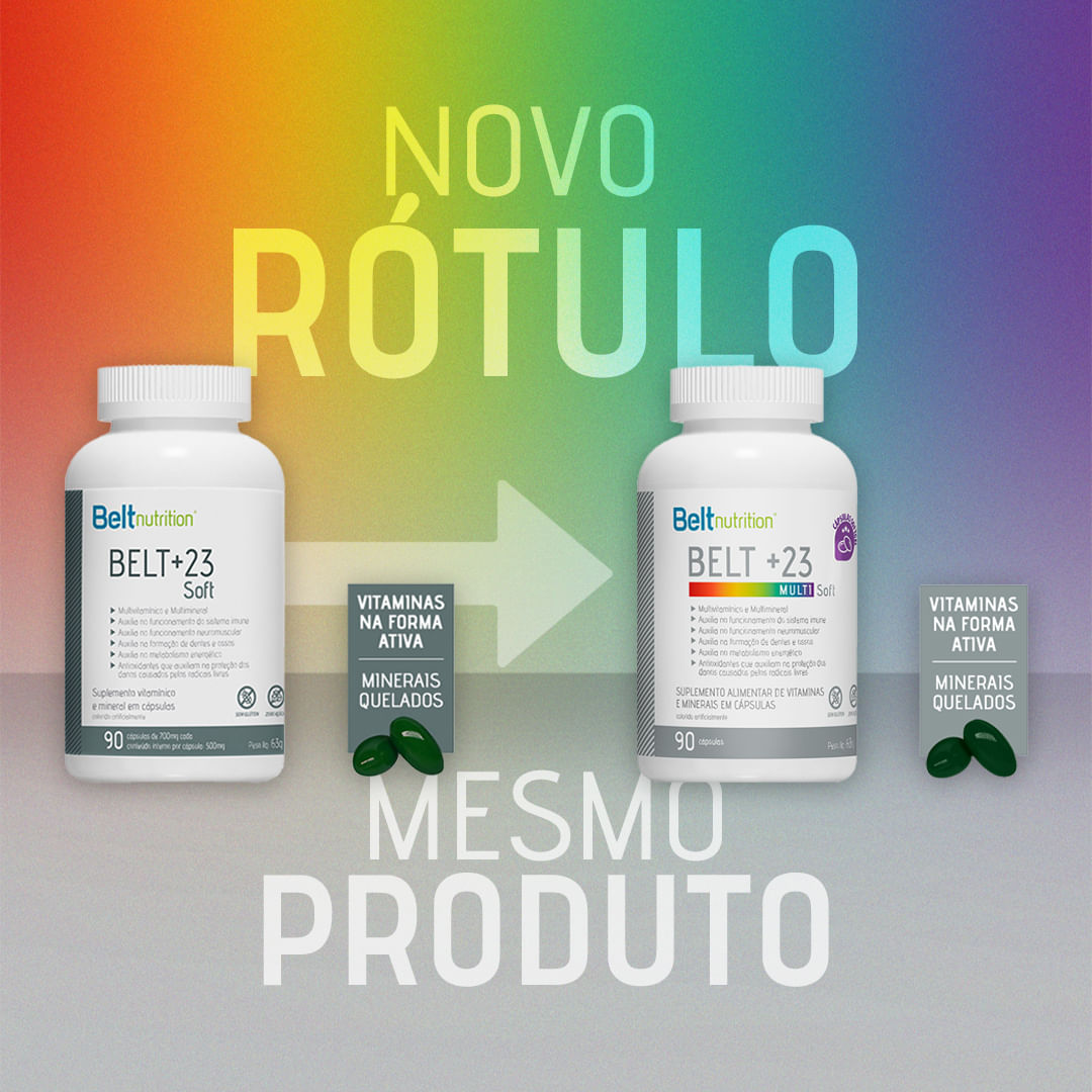 2x Belt +23 Soft Multivitamínico E Multimineral