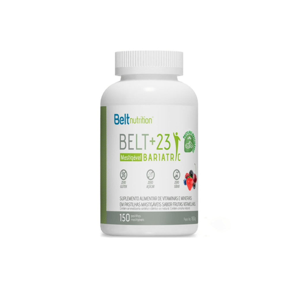 Suplemento Alimentar Mastigável Belt+23 Bariatric Plus Frutas Vermelhas
