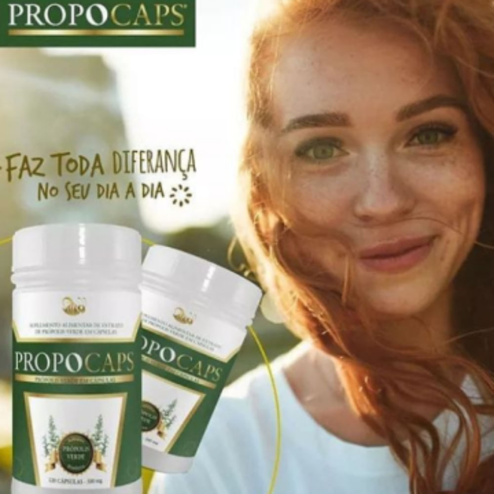 3x Própolis Verde 500mg-Propocaps-120cps-Bellabelha