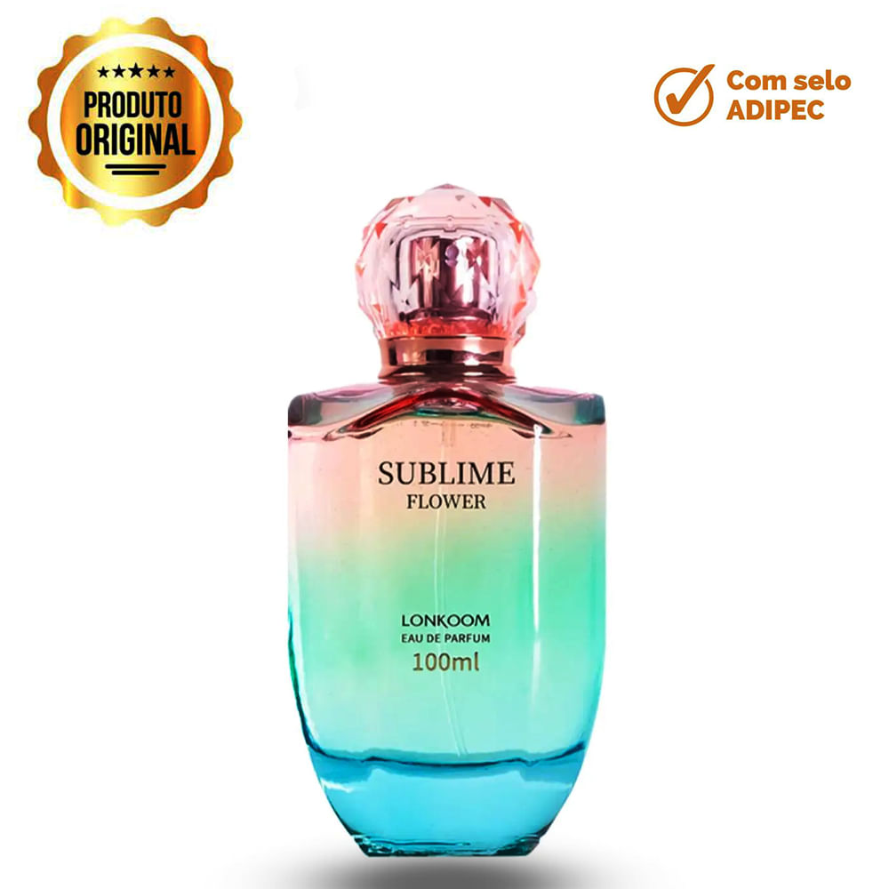 Perfume Feminino Lonkoom Flower Sublime 100ml