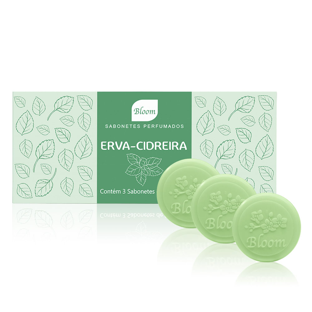 Sabonete Bloom Estojo Com 3x90g Erva Cidreira