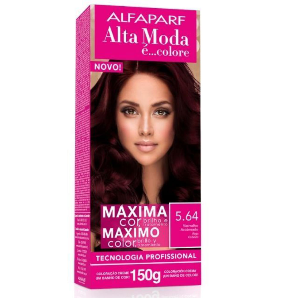 Tintura Alta Moda 150g 5.64 Vermelho Acobreado