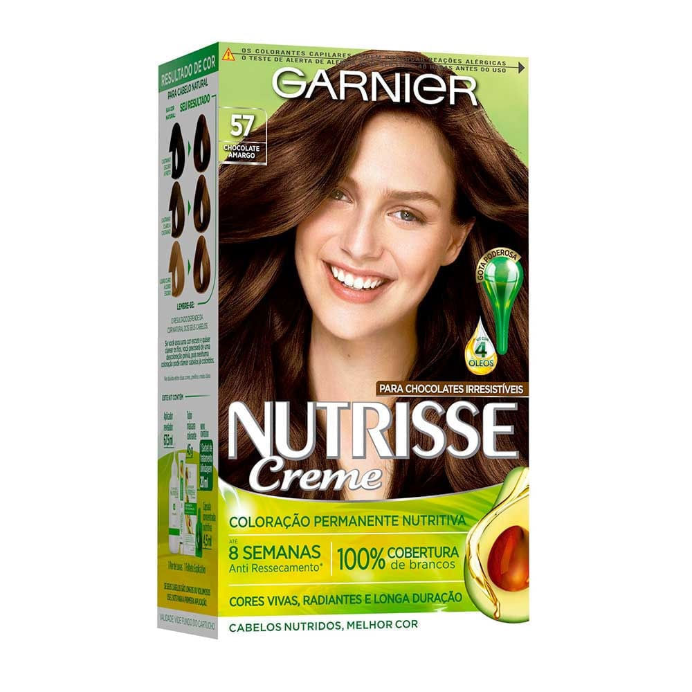 Tintura Nutrisse Creme Chocolate Amargo 57