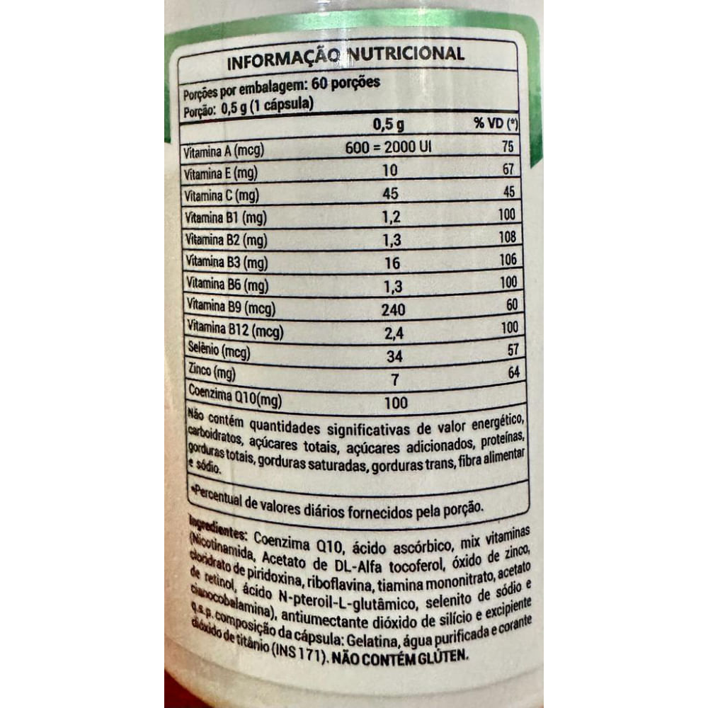 3x Mix Magnésio + 3x Coenzima Q10 Coq10   Nutrigenes