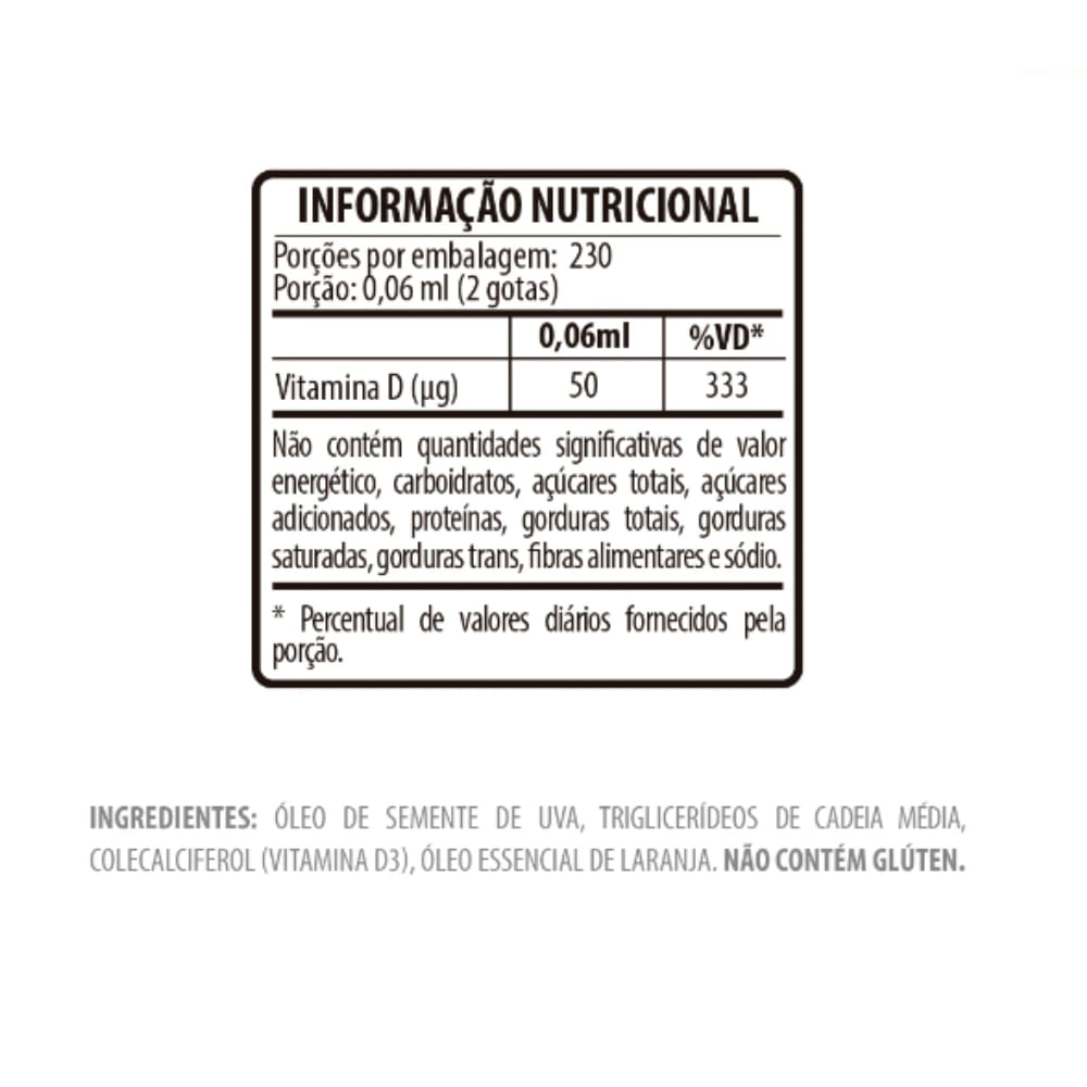 6x Vitamina D3 Belt Bariatric  15 ml  2.000ui cada 2 Gotas