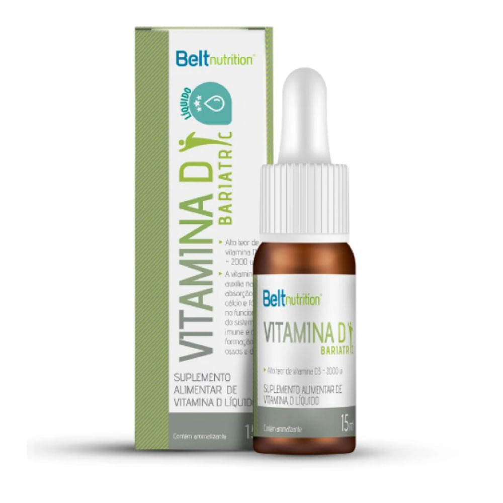 Vitamina D3 Belt Bariatric  15 ml  2.000ui cada 2 Gotas