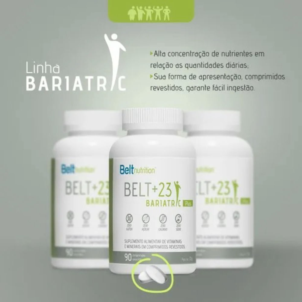 2x Belt+23 Bariatric Plus Multivitamínico E Multimineral