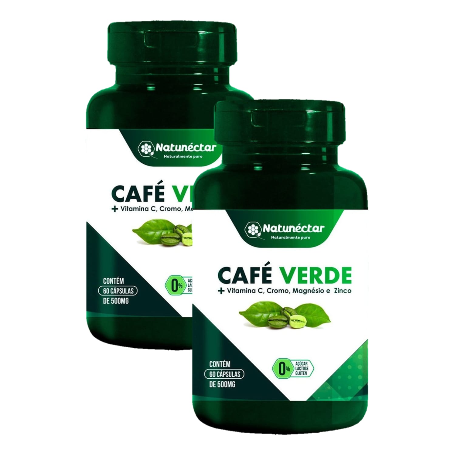 2x Extrato Café Verde 60 Caps. 500mg