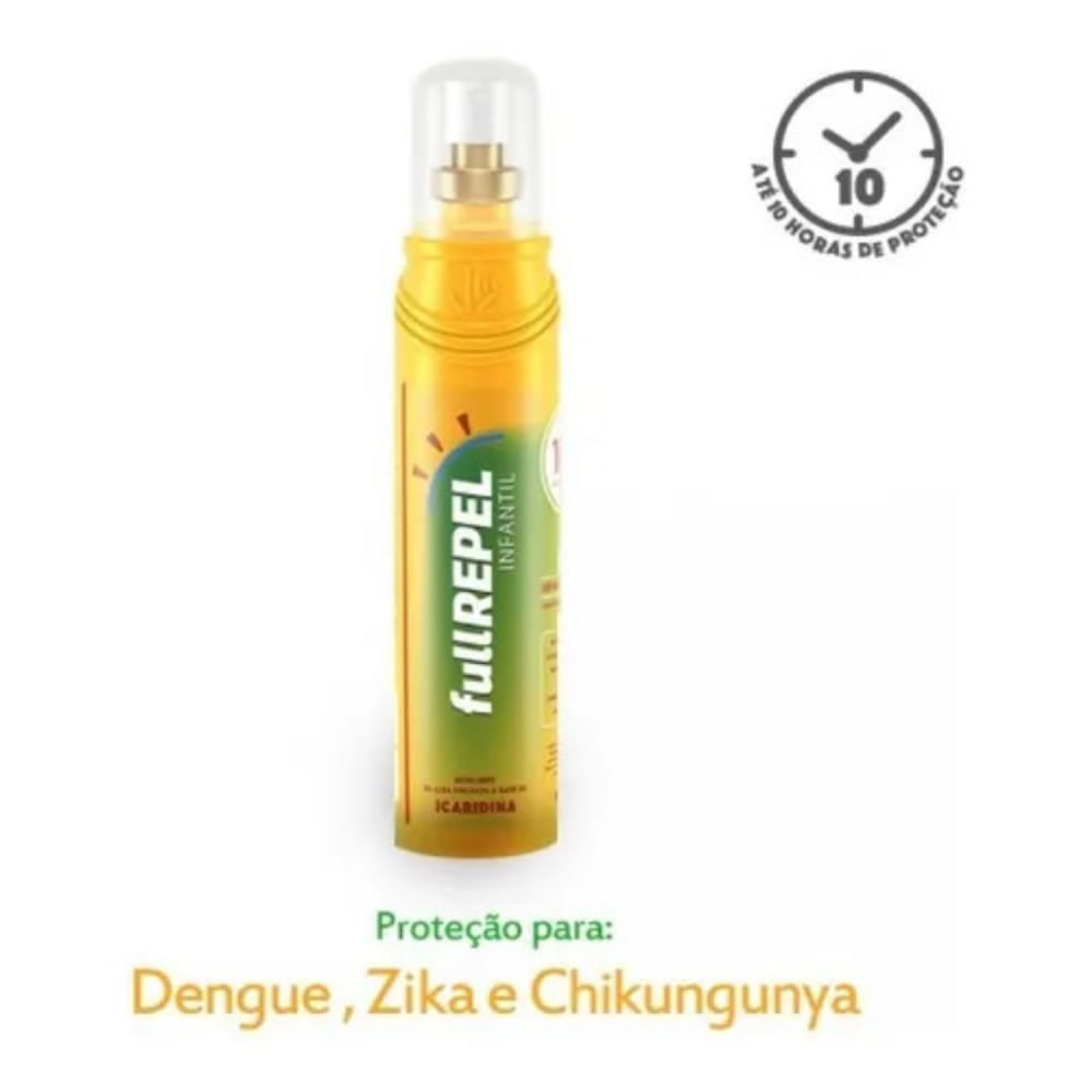 2x Repelente FullRepel Kids  100ml C/ Icaridina  10 Horas