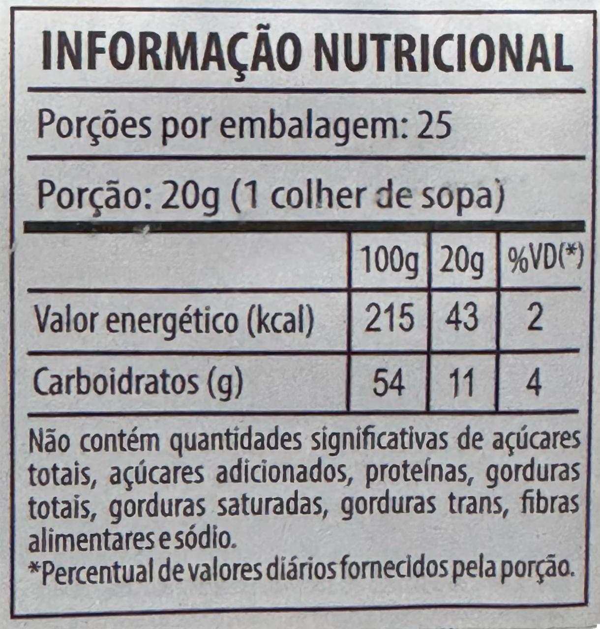2x Goma De Tapioca Fit Hidratada  Vovó Alzira  500g