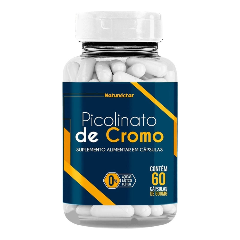 Picolinato De Cromo   60 Caps.   Natunéctar