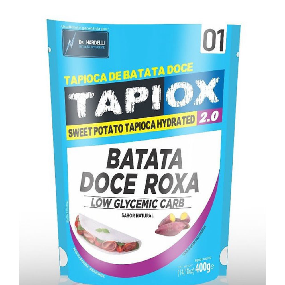 Tapioca Fit Batata Doce Tapiox 2.0 Low Carb Sem Glúten 400g