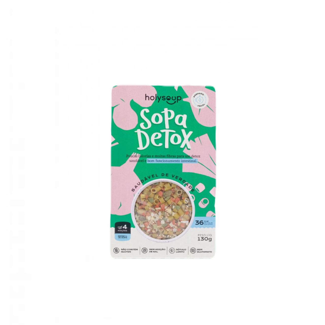 Sopa Detox sem Glúten   Holysoup   130g