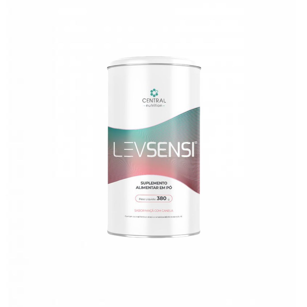 2x LEVSENSI   Central Nutrition  380g  Sabor Maçã com Canela Sem Sabor