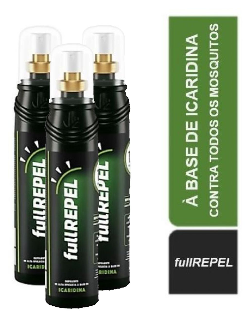 3x Repelente Fullrepel Adulto  100ml C/ Icaridina  10 Horas