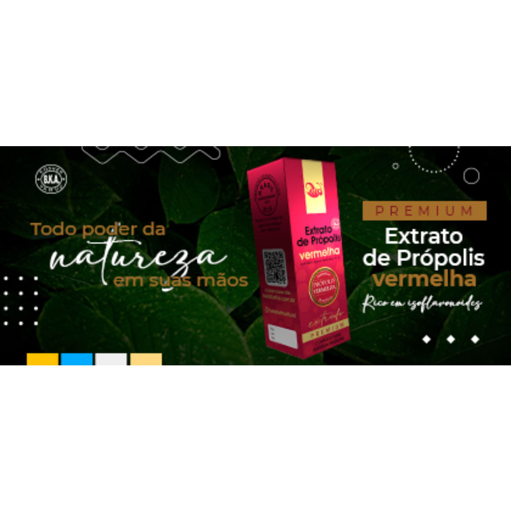 Própolis Vermelha 11% Extrato Seco 30 ML