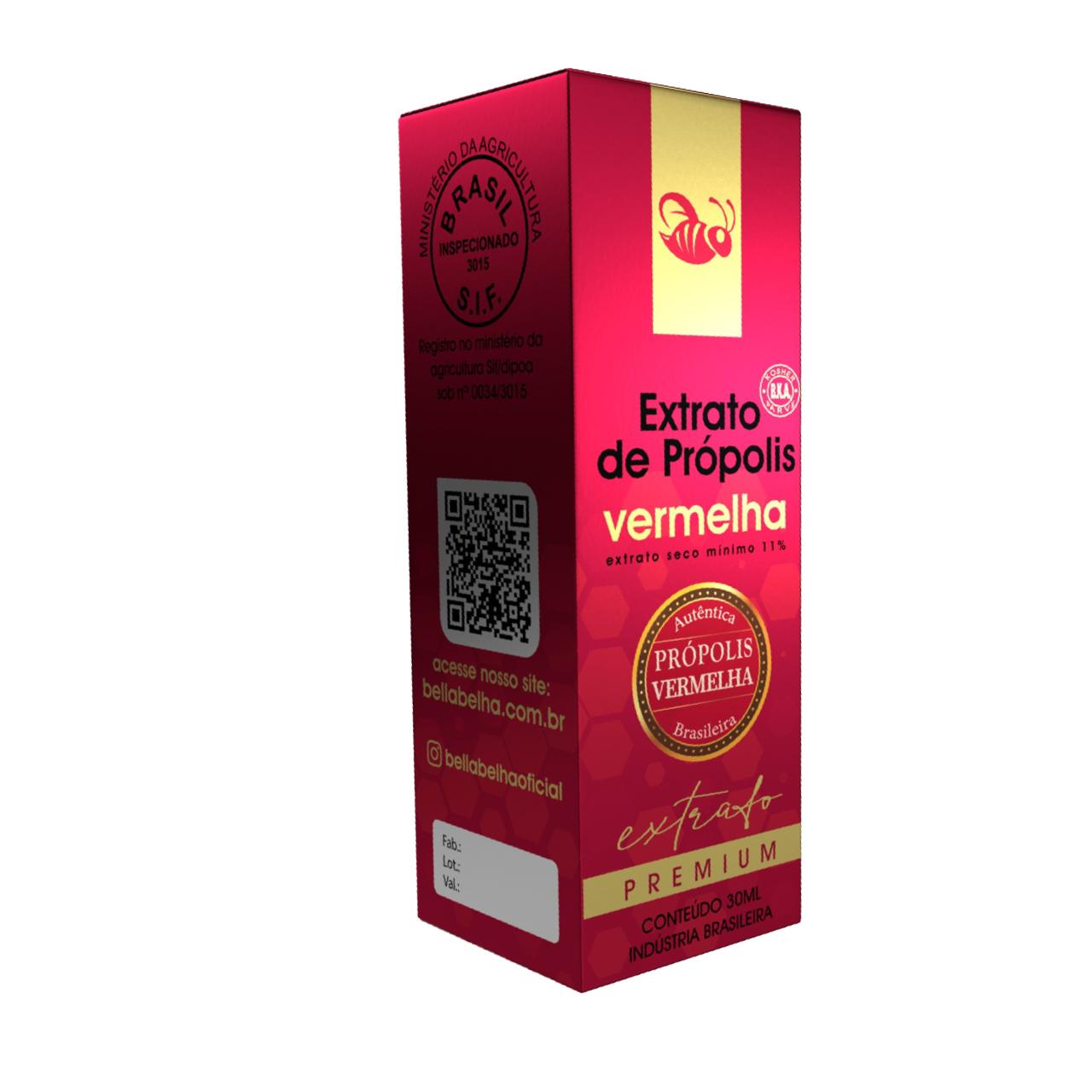 Própolis Vermelha 11% Extrato Seco 30 ML