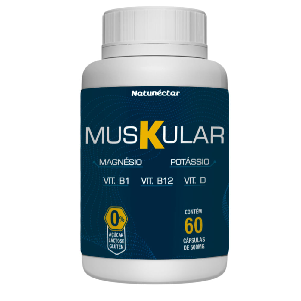 2x Muskular   Potássio+ Magnésio+ Vit D B1 E B12