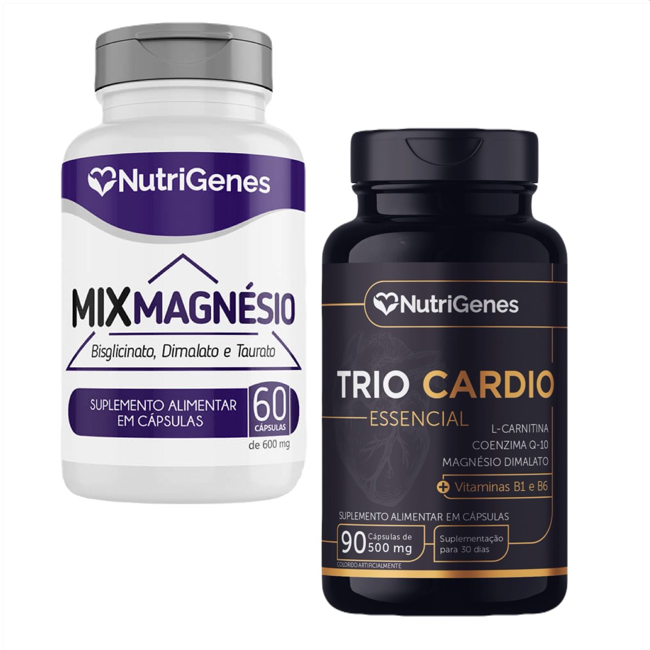 Trio Cardio + Mix Magnésio   Nutrigenes