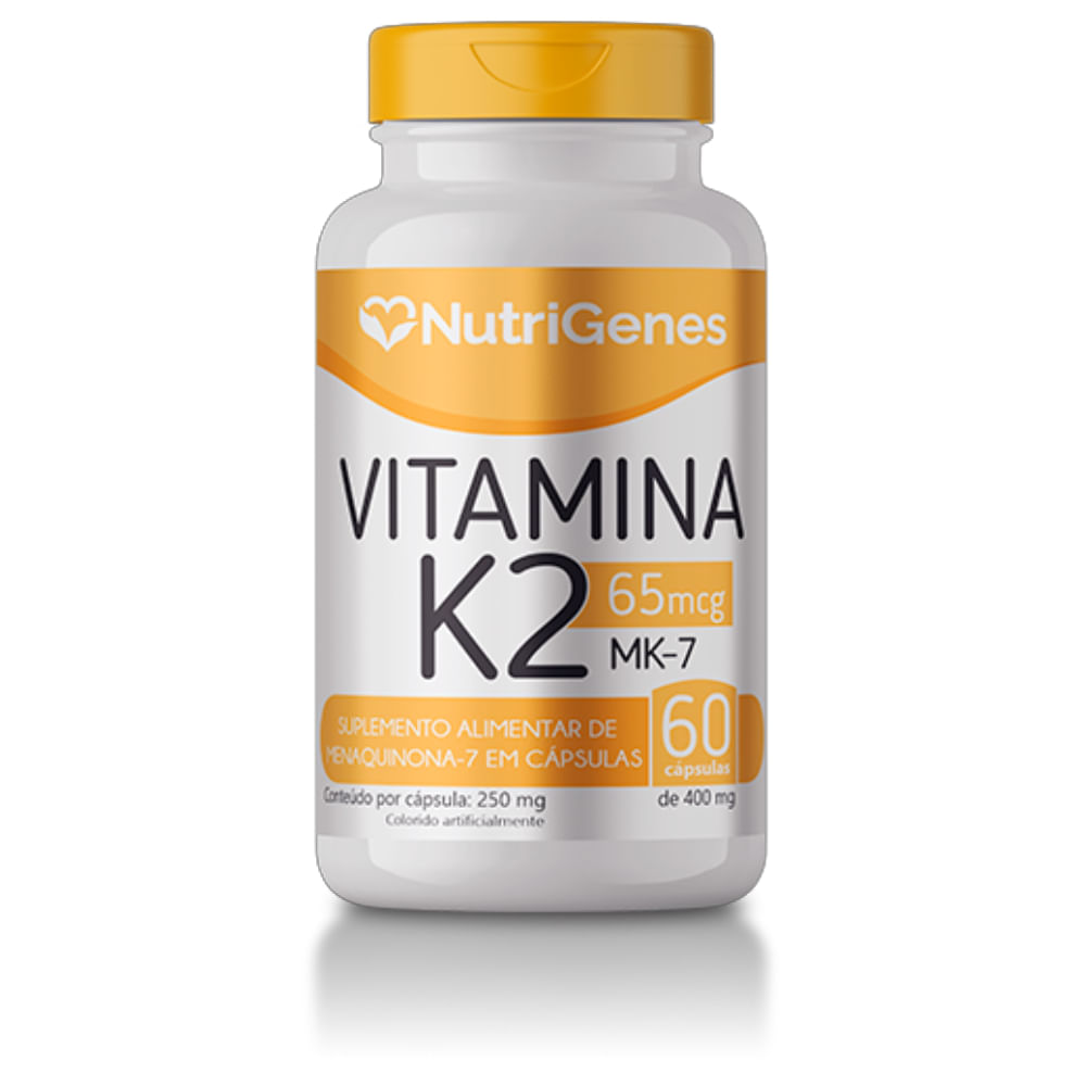 Vitamina K2   MK 7   Nutrigenes   60 Cápsulas