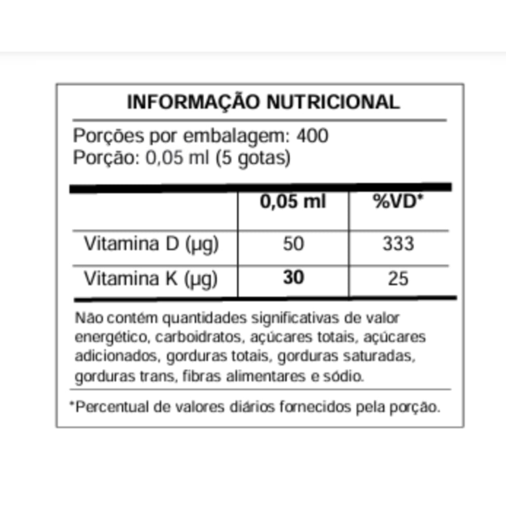 6x Vitamina D3 2000 Ui+ K2 Mk7 30mcg  Gotas  Nutrigenes