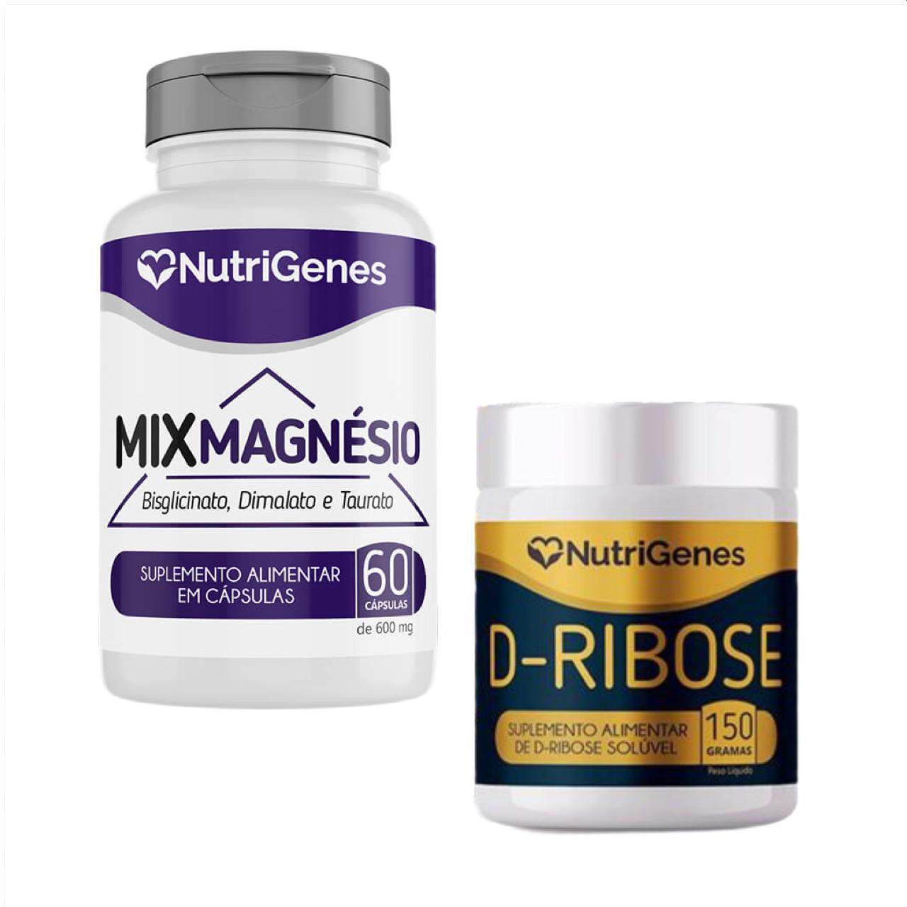 Mix Magnésio + D Ribose Atp   Nutrigenes