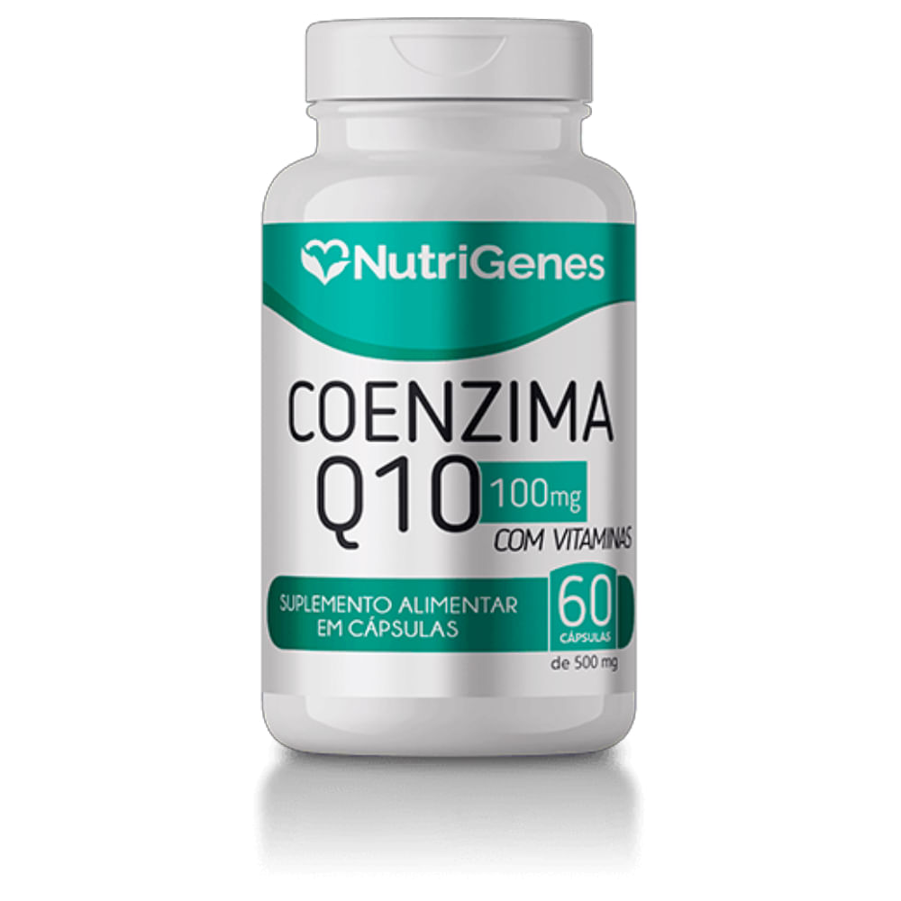 Coenzima Q10 Coq10 Nutrigenes -60 Caps. 100mg + Vitaminas