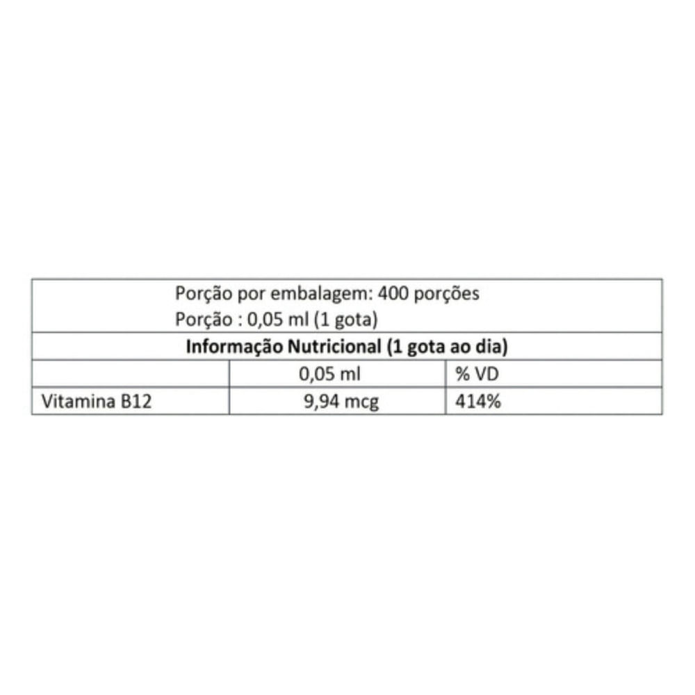 Vitamina B12 Metilcobalamina 9,94mcg Por Gota 20ml