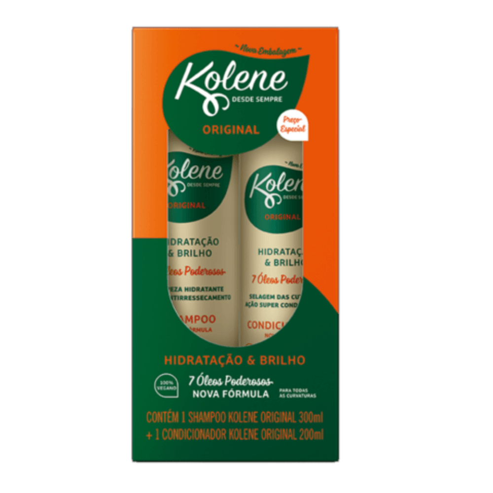 Shampoo + Condicionador Kolene 300ml+200ml Original