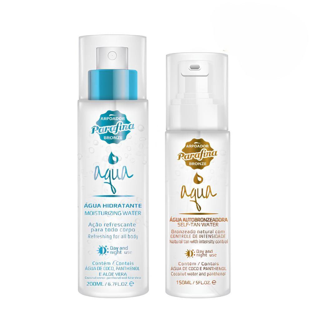 Kit Aqua Autobronzeadora 150ml + Água Hidratante 200ml