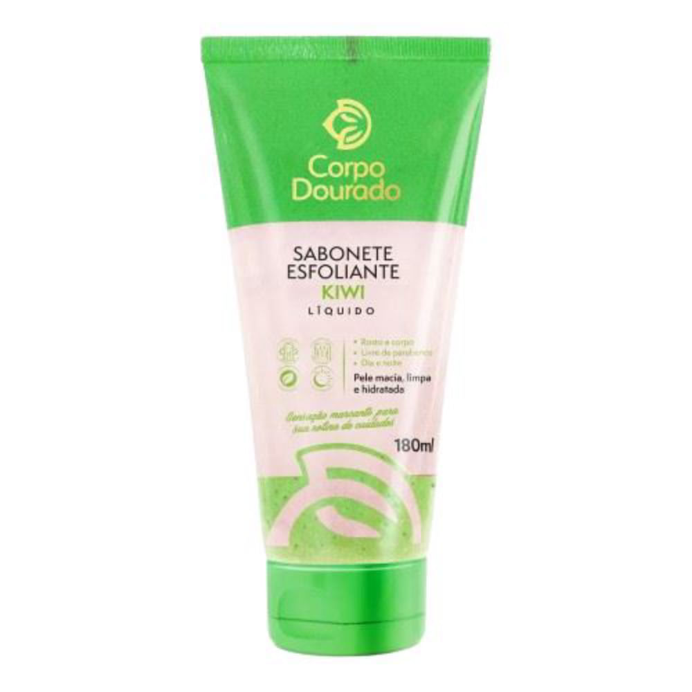 Sabonete Esfoliante Corpo Dourado 180ml Kiwi